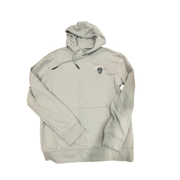 Airwalk Other - Airwalk Mens Samurai Team Skull Snake Graphic Hoodie Sage Green Small